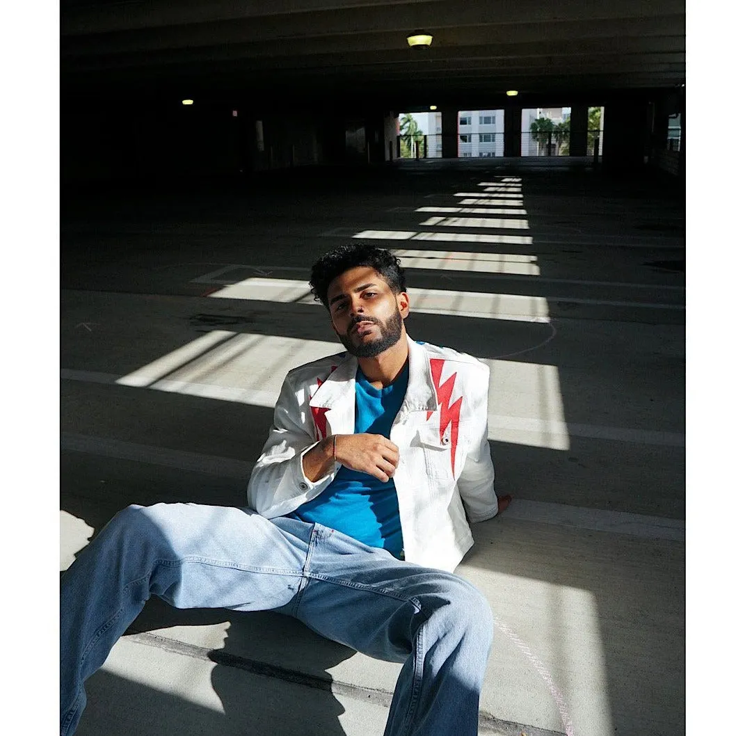 'GO THUNDER' DENIM JACKET - MEN