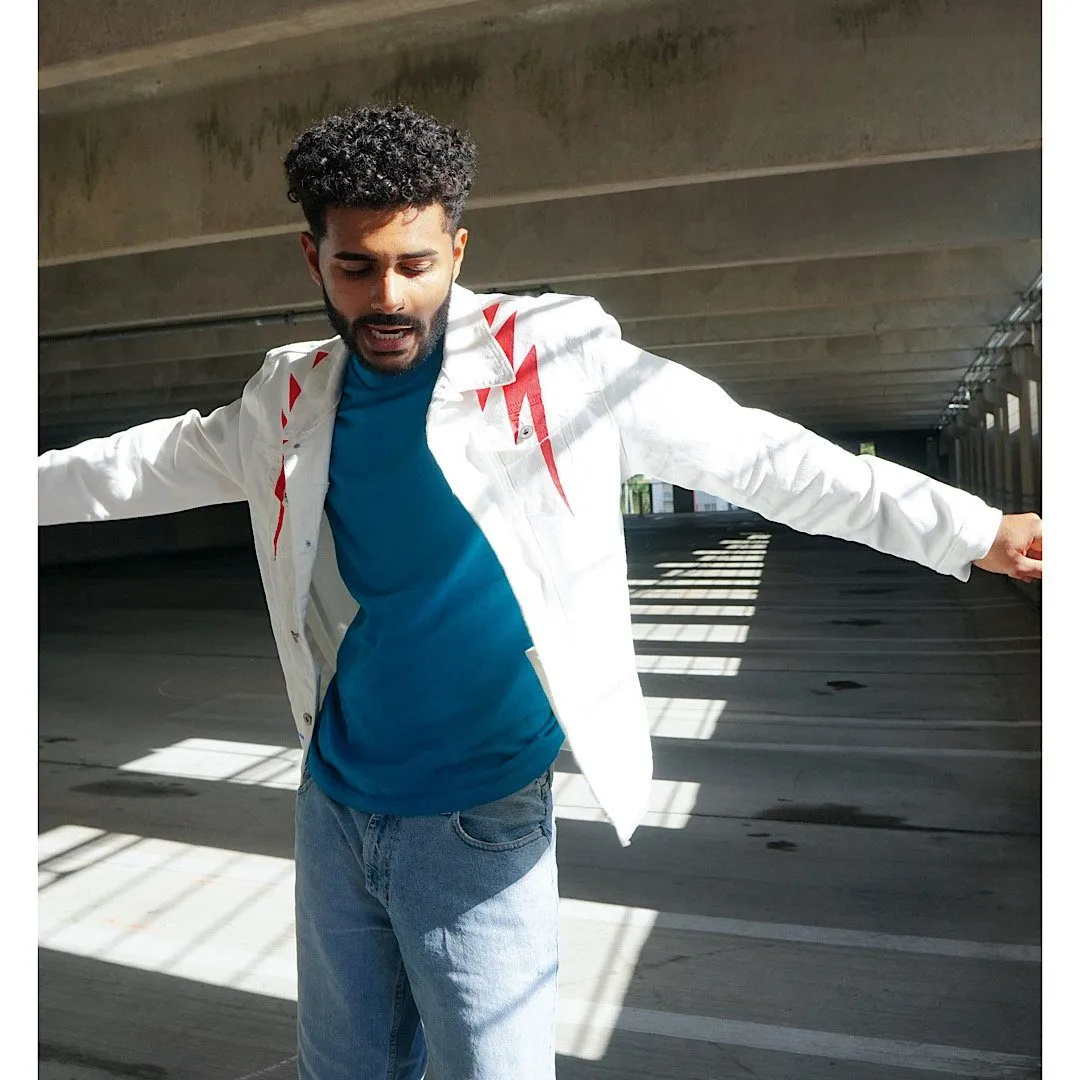 'GO THUNDER' DENIM JACKET - MEN
