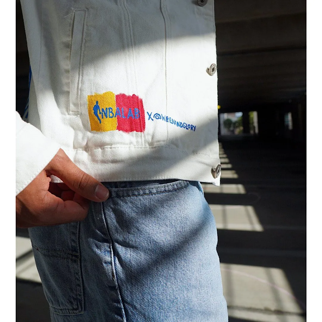 'GO THUNDER' DENIM JACKET - MEN