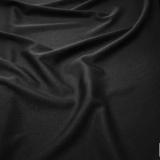 Interlock (Ecoline) Drapery Panel in Black
