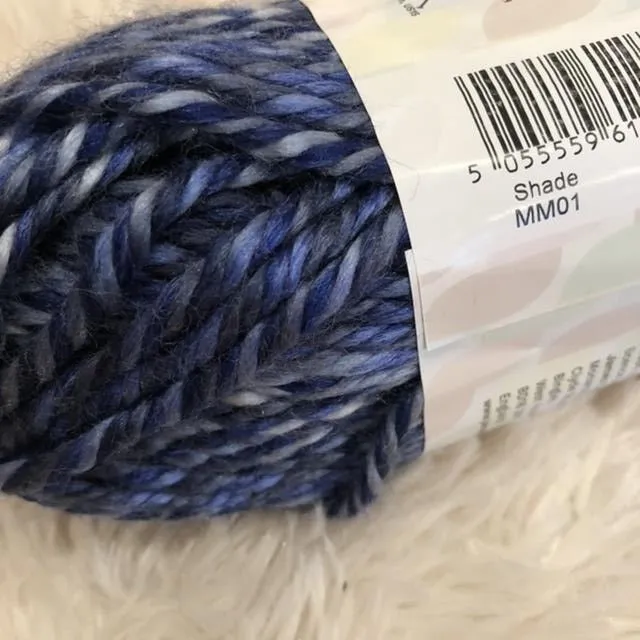 Vibrant James C Brett Mega Multi Soft Yarn for Knitting and Crocheting