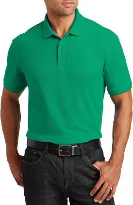 JustBlanks Men Polo Shirts Pique Polo Shirts for Men Short Sleeves 3 Button Performance Polo T Shirt