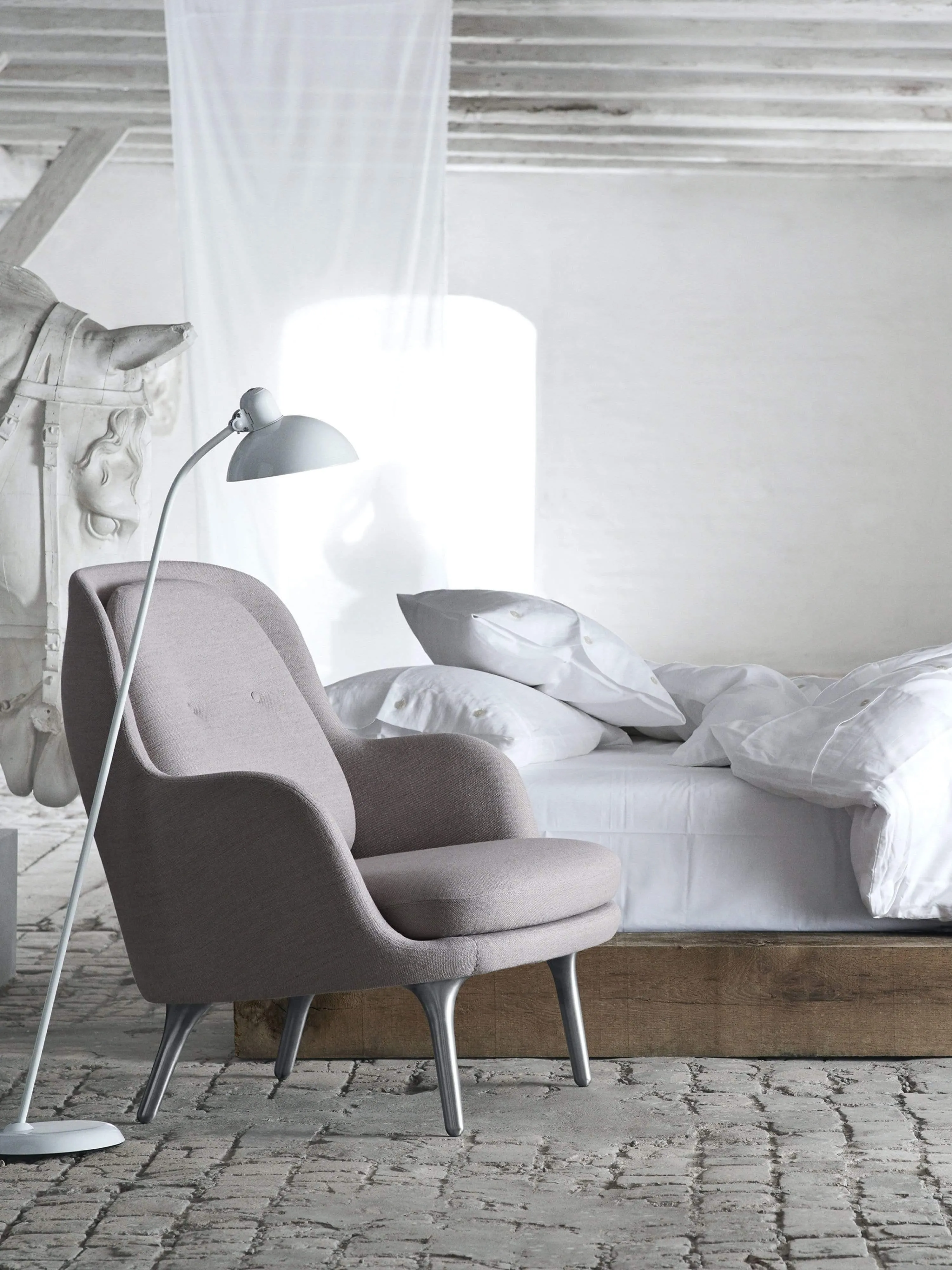 Kaiser Idell Tiltable Floor Lamp Model 6556