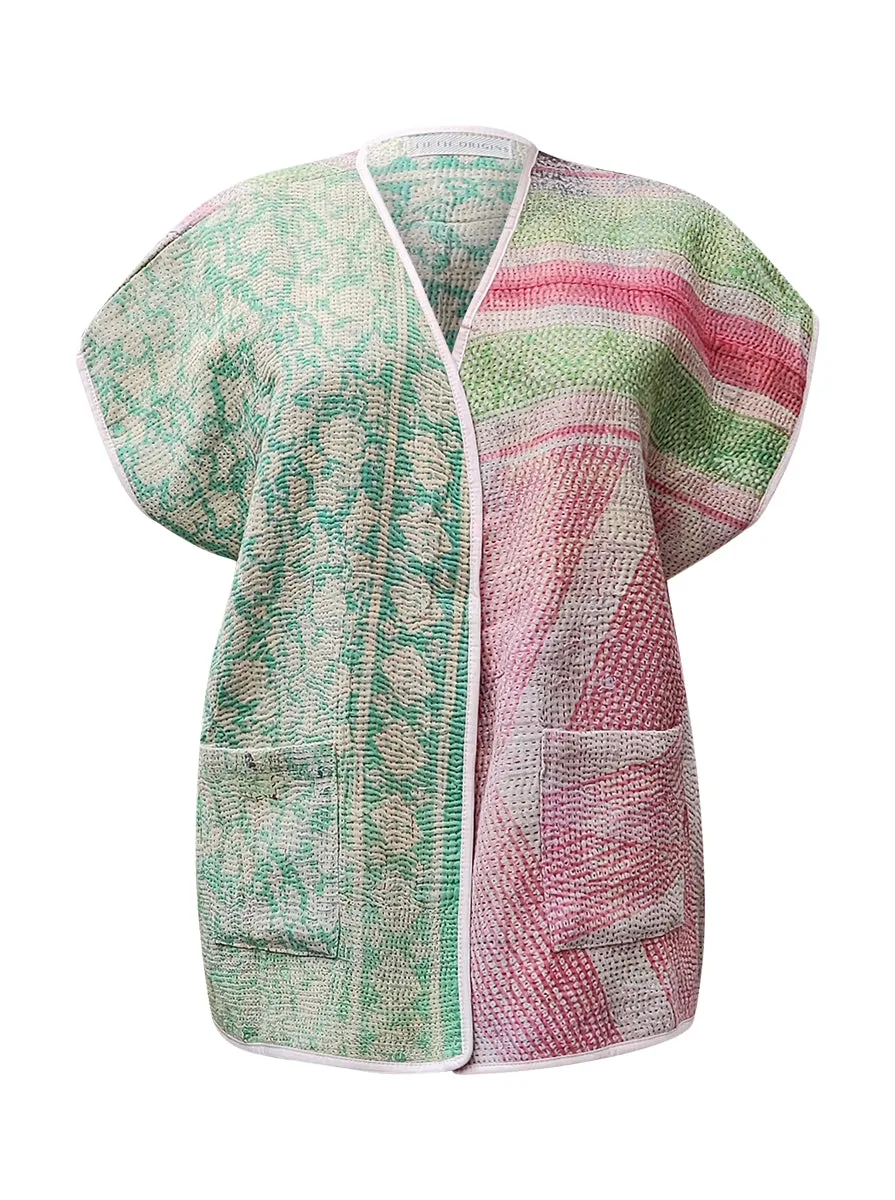 kantha reversible vest keshavi