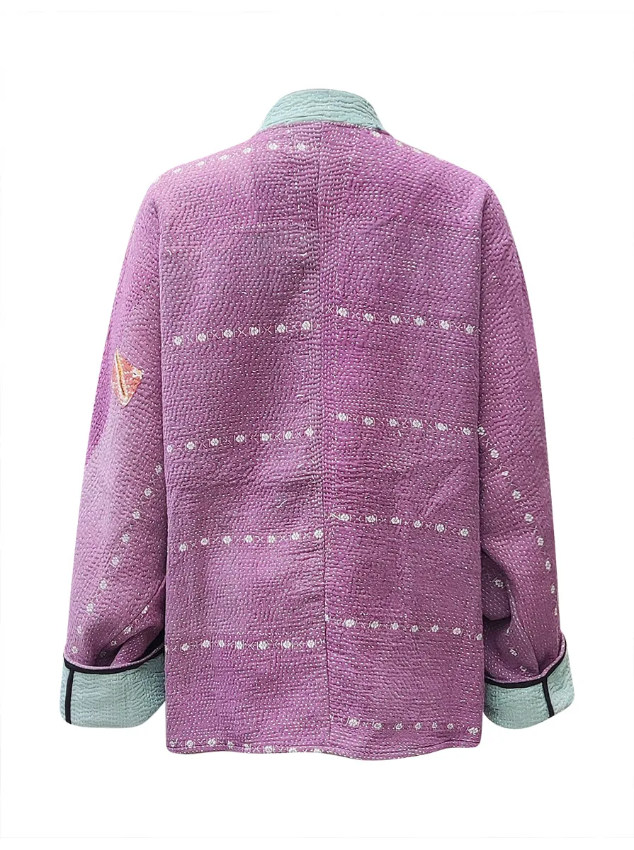 kantha vintage short jacket mayura