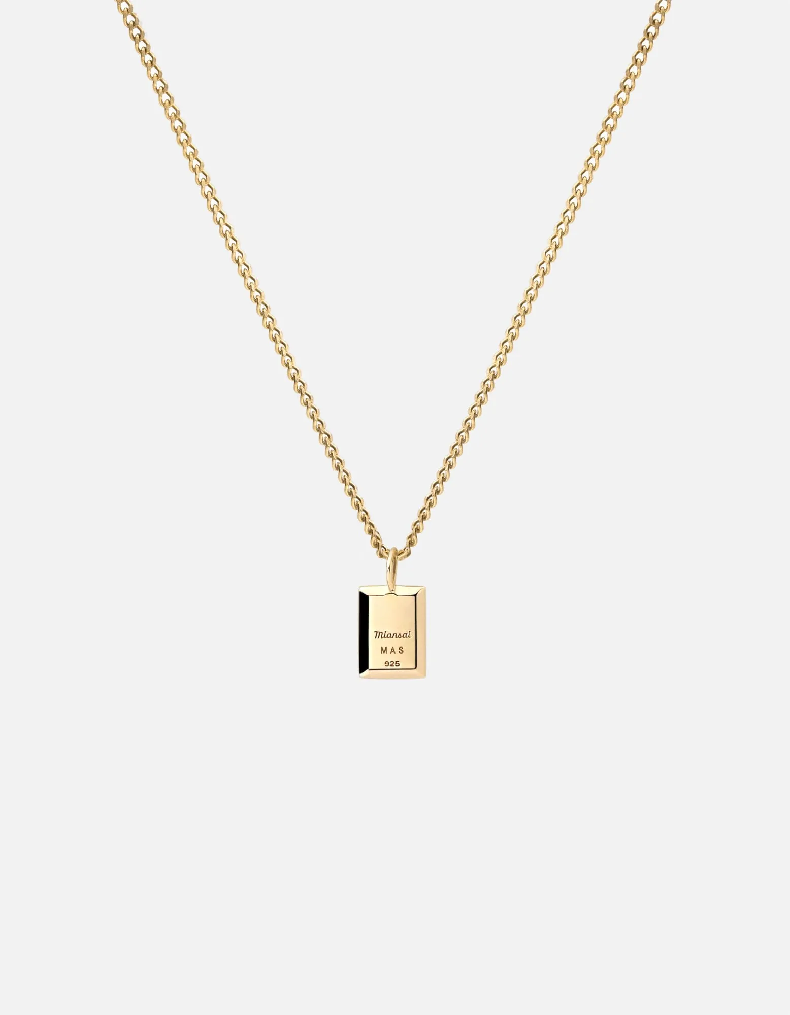 Lennox Necklace, Gold Vermeil/Green