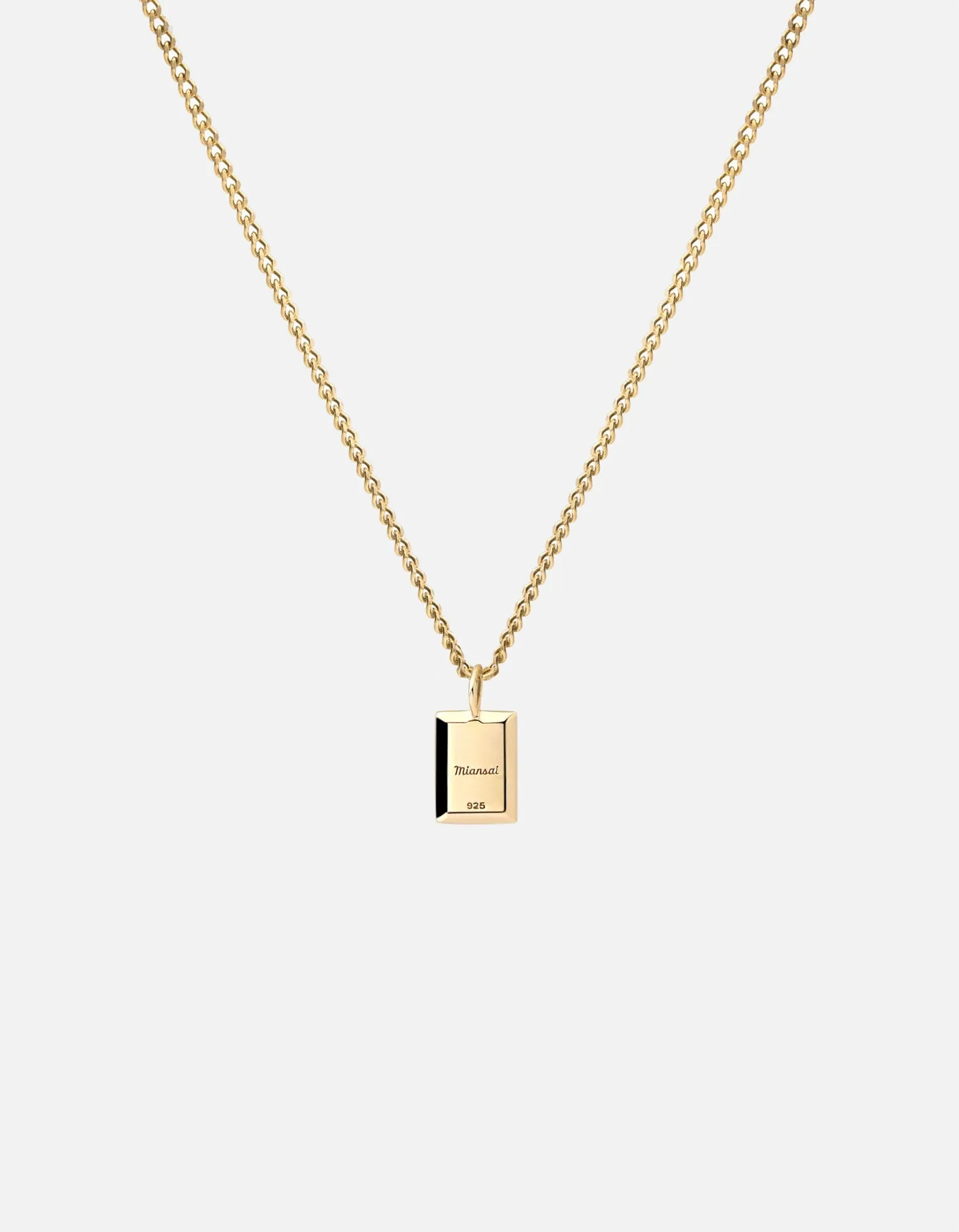 Lennox Necklace, Gold Vermeil/Green