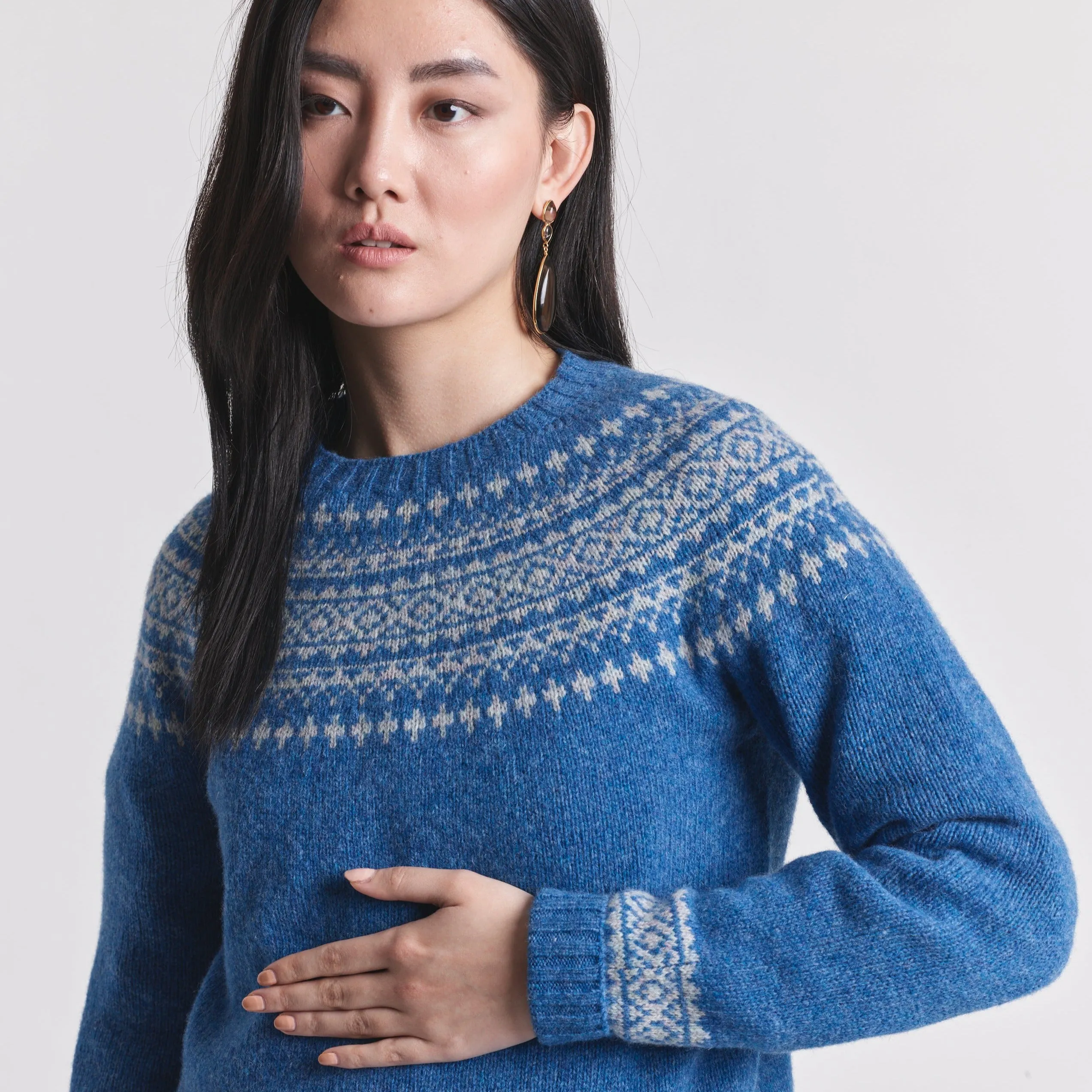 Lowie Sky Blue  Scottish Snow Jumper