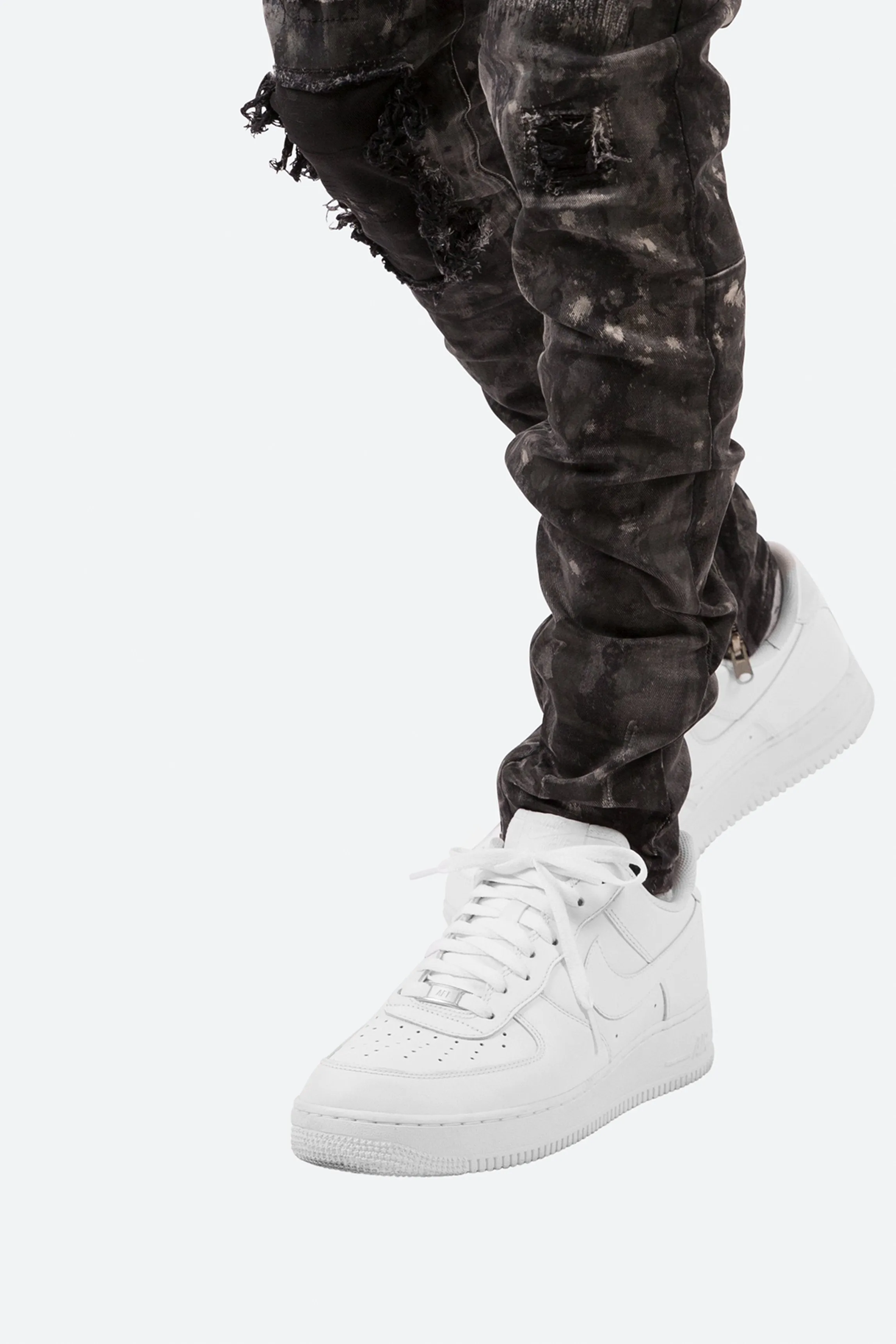 Black M140 Stretch Denim - Enhanced Comfort and Fit