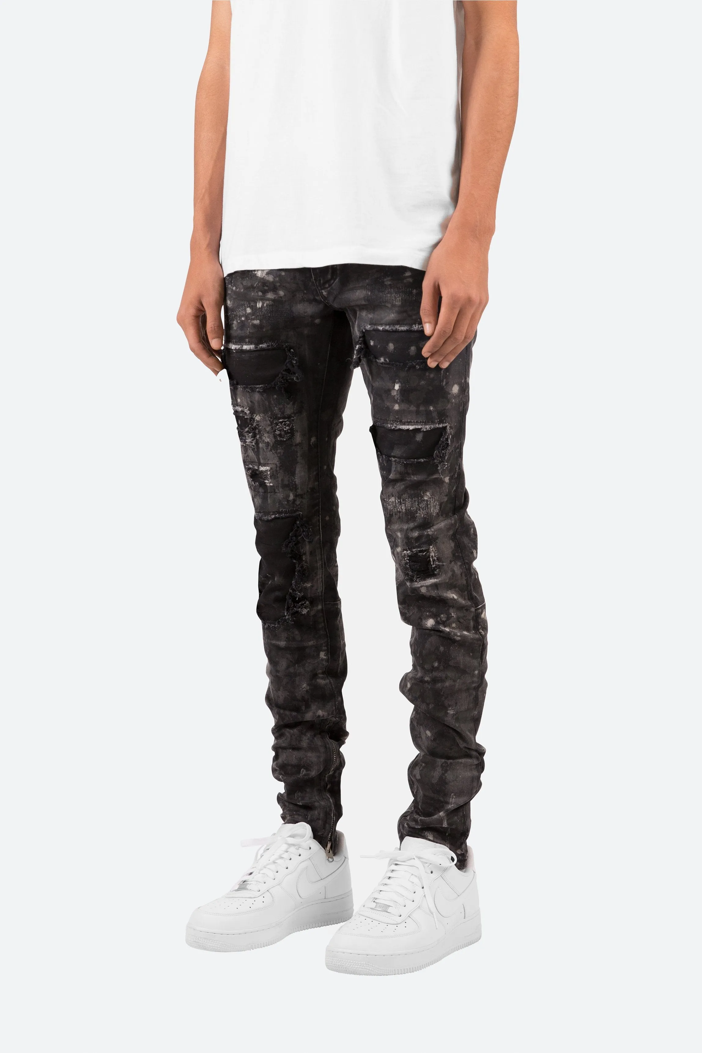 Black M140 Stretch Denim - Enhanced Comfort and Fit