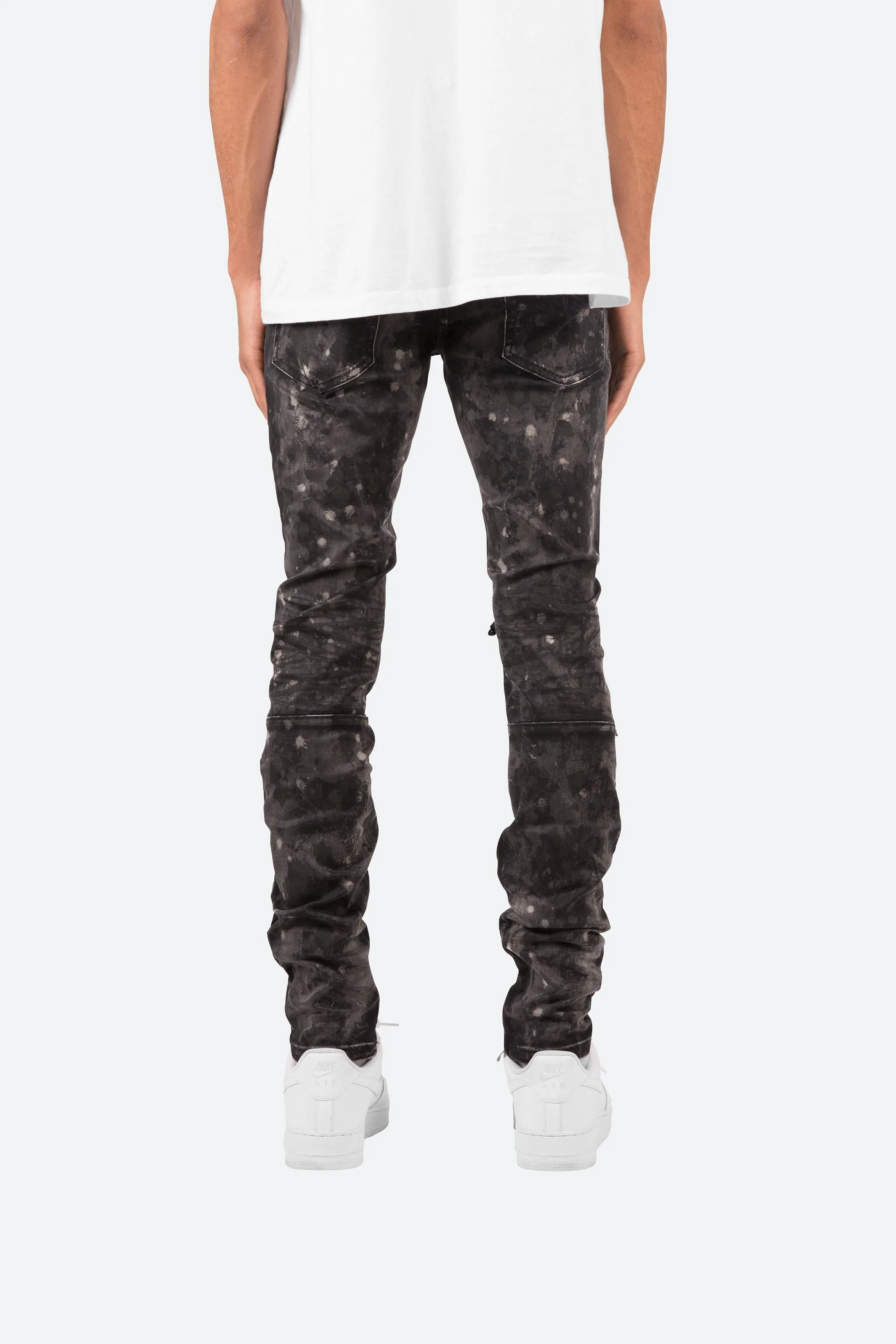 Black M140 Stretch Denim - Enhanced Comfort and Fit