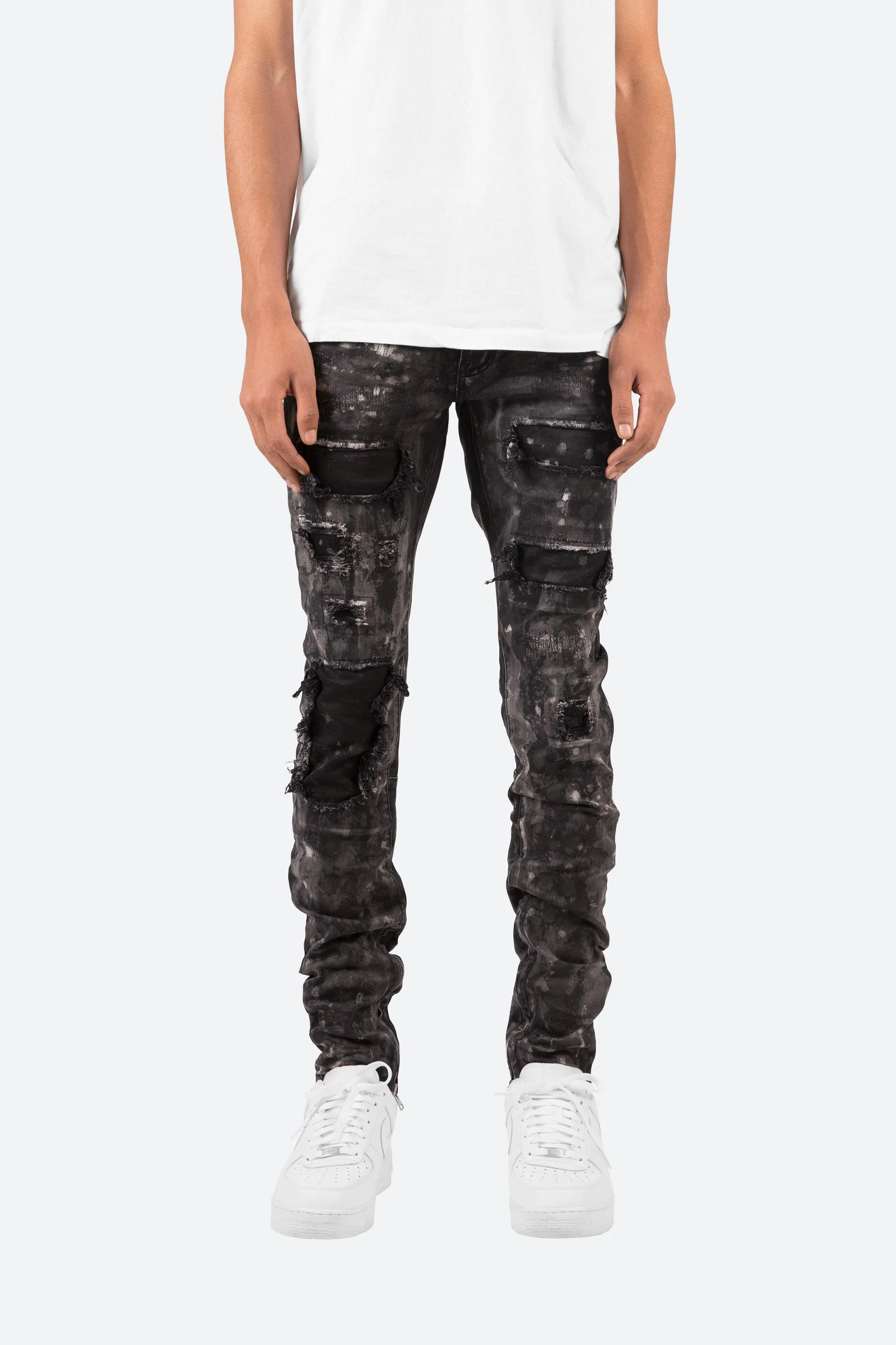 Black M140 Stretch Denim - Enhanced Comfort and Fit