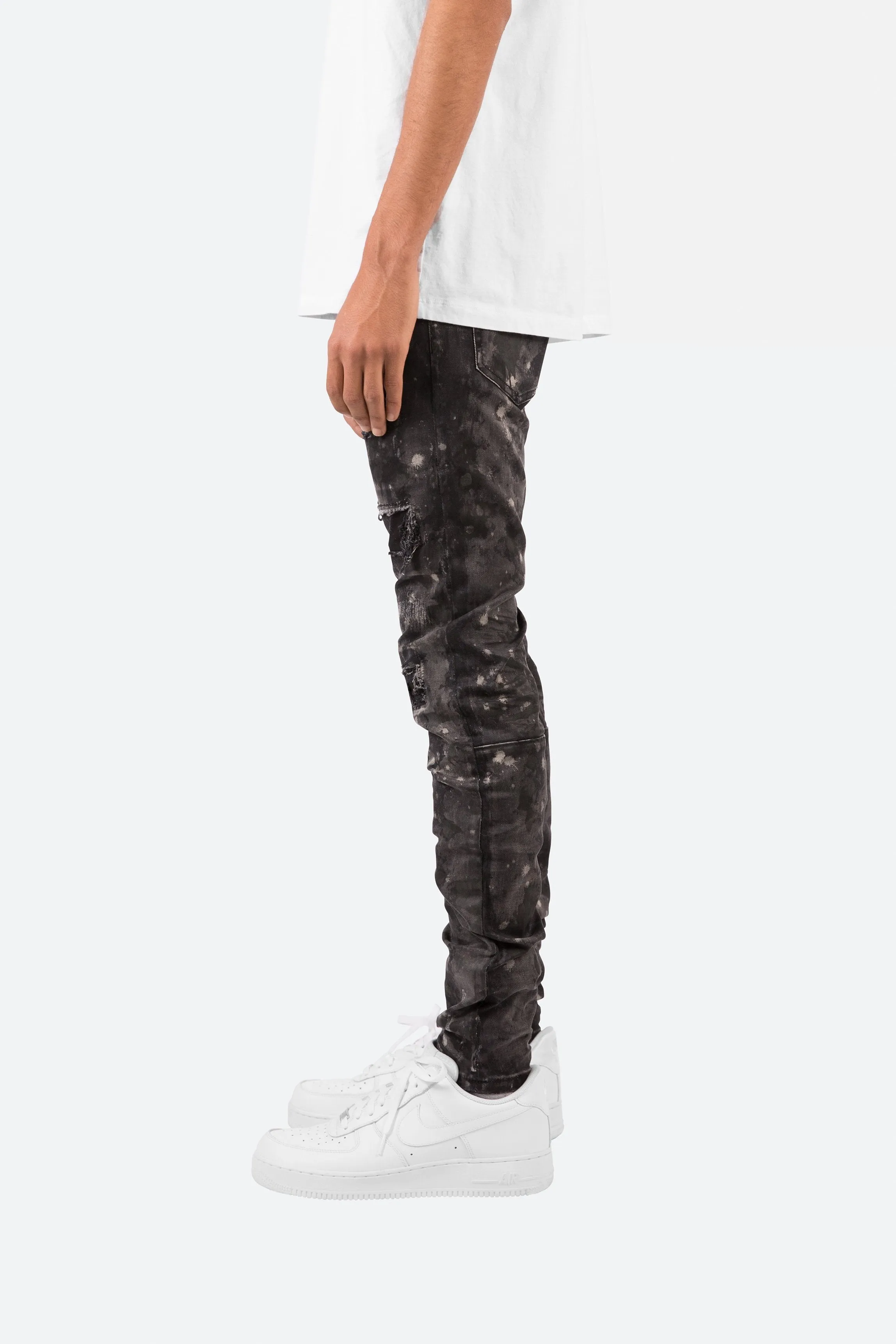 Black M140 Stretch Denim - Enhanced Comfort and Fit