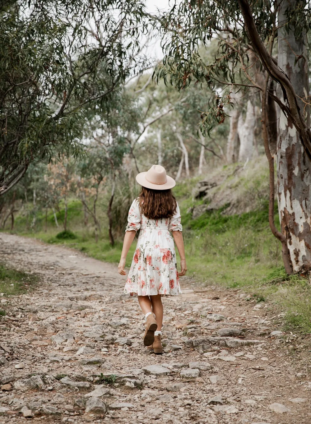 Maisie Girls Dress - Peach