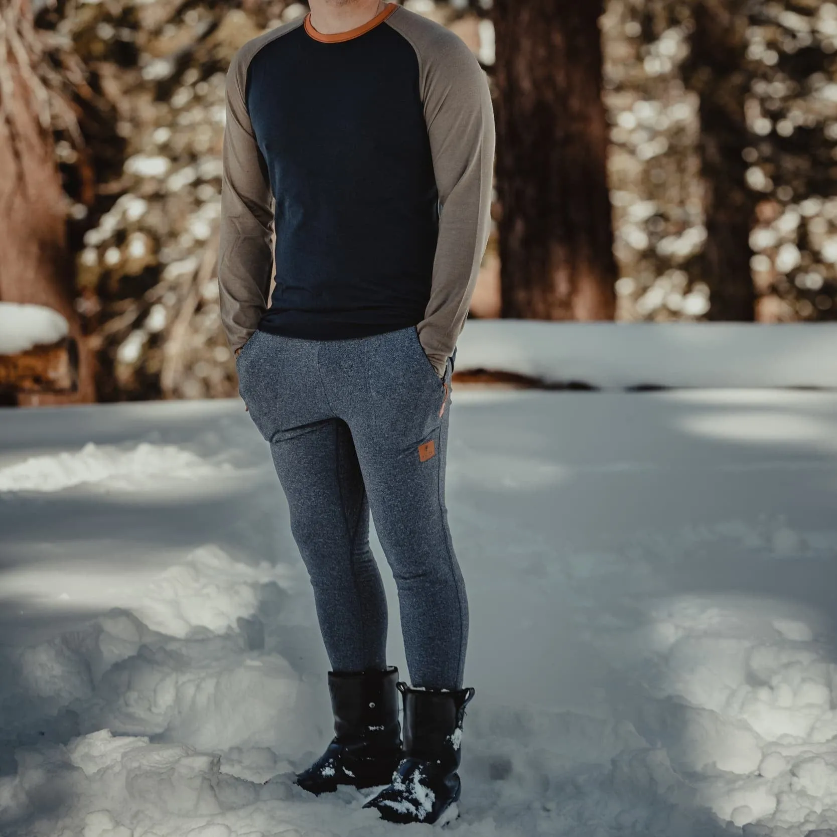 Mens Premium Convict Canyon Thermal Base Layer Joggers