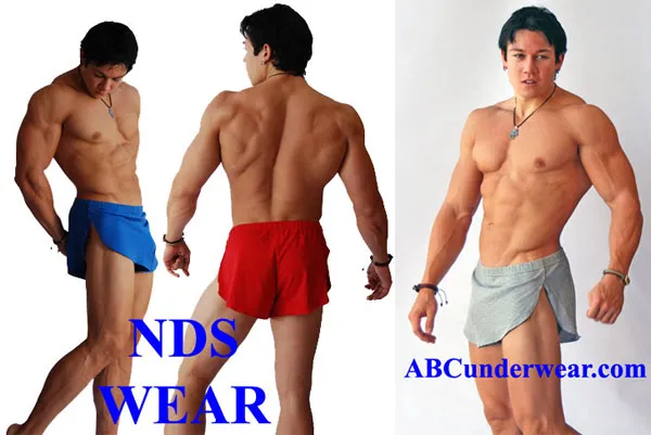 Men's Sexy Side Split Short, Sexy Male Short - BLOWOUT SALE!