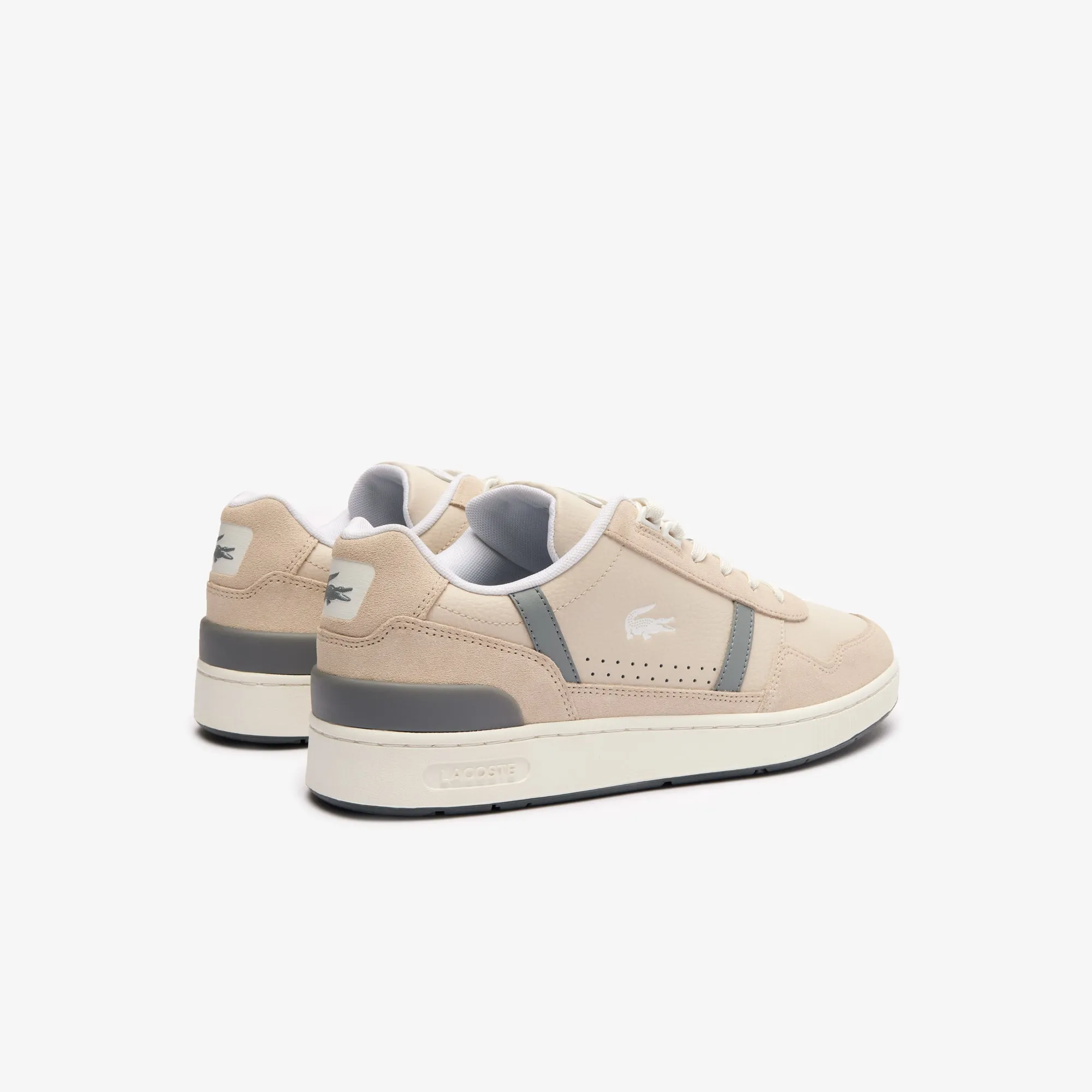 Men's T-Clip Tonal Leather Trainers