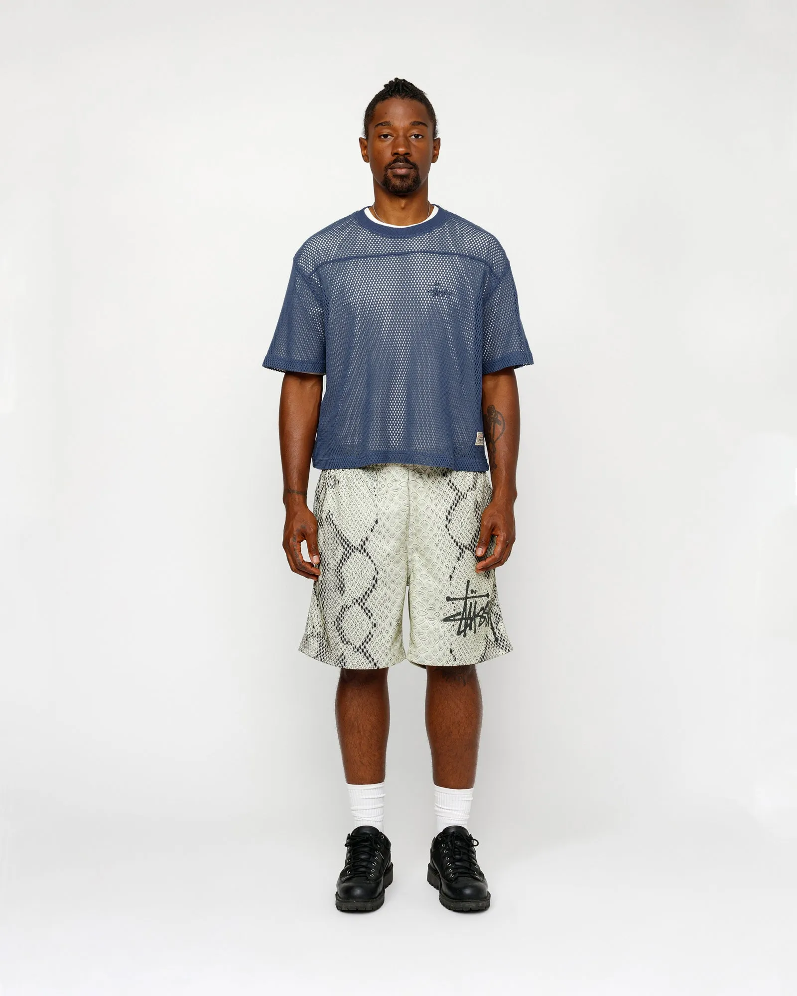 MESH JERSEY CREW