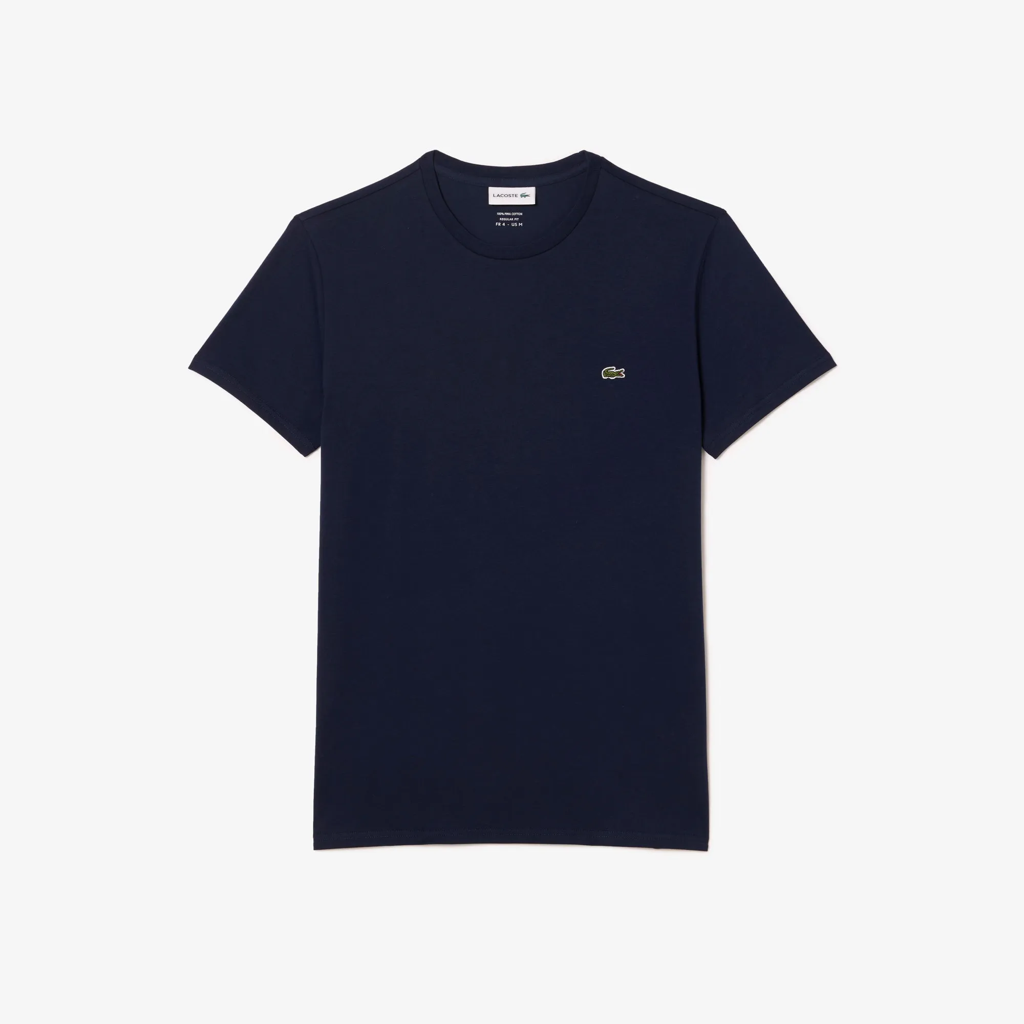 Monochrome Cotton Pima Jersey Crew Neck T-shirt