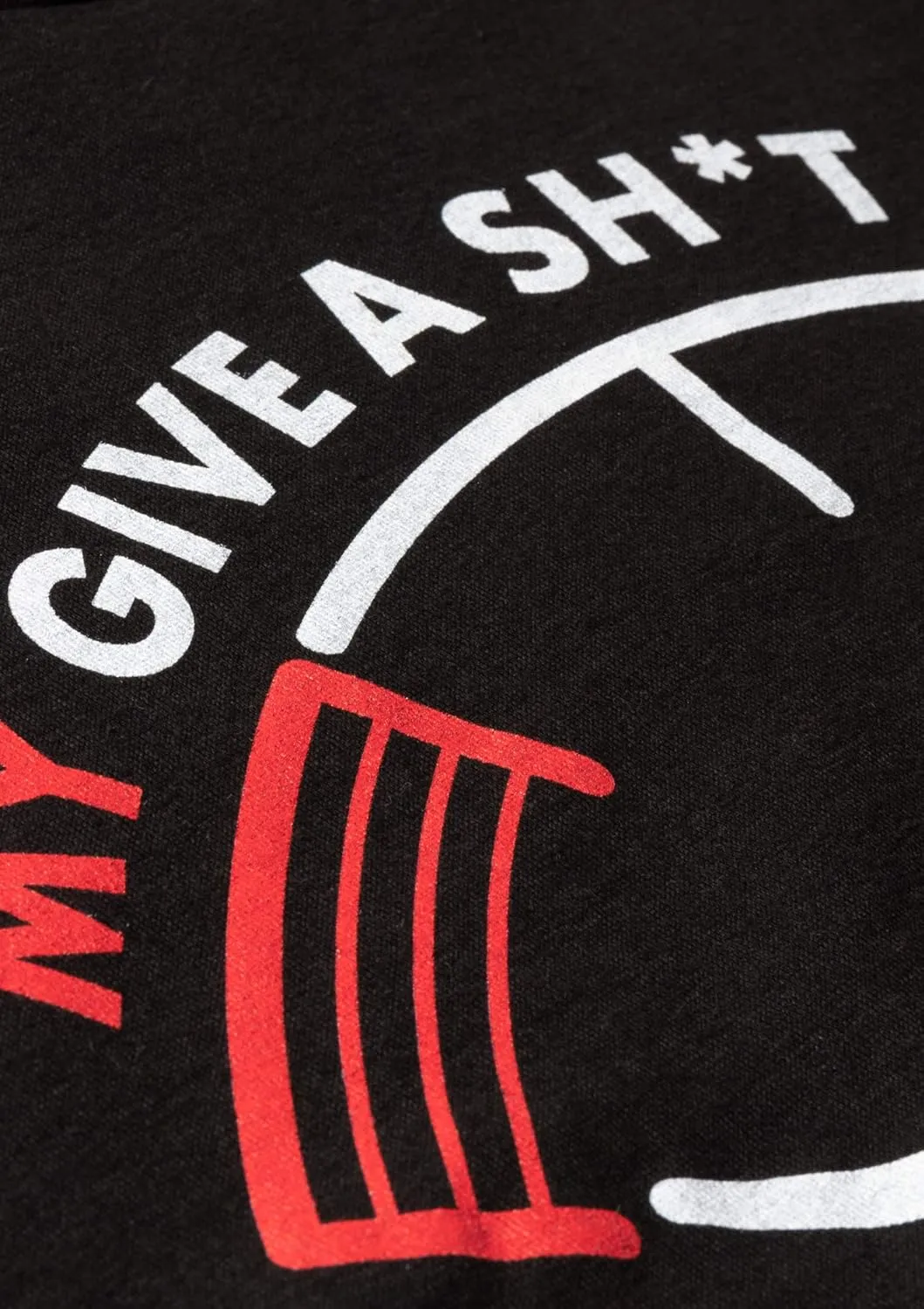 My Give a Sh*t Meter is Empty | Funny Sarcastic Saying Comment Joke Men T-Shirt