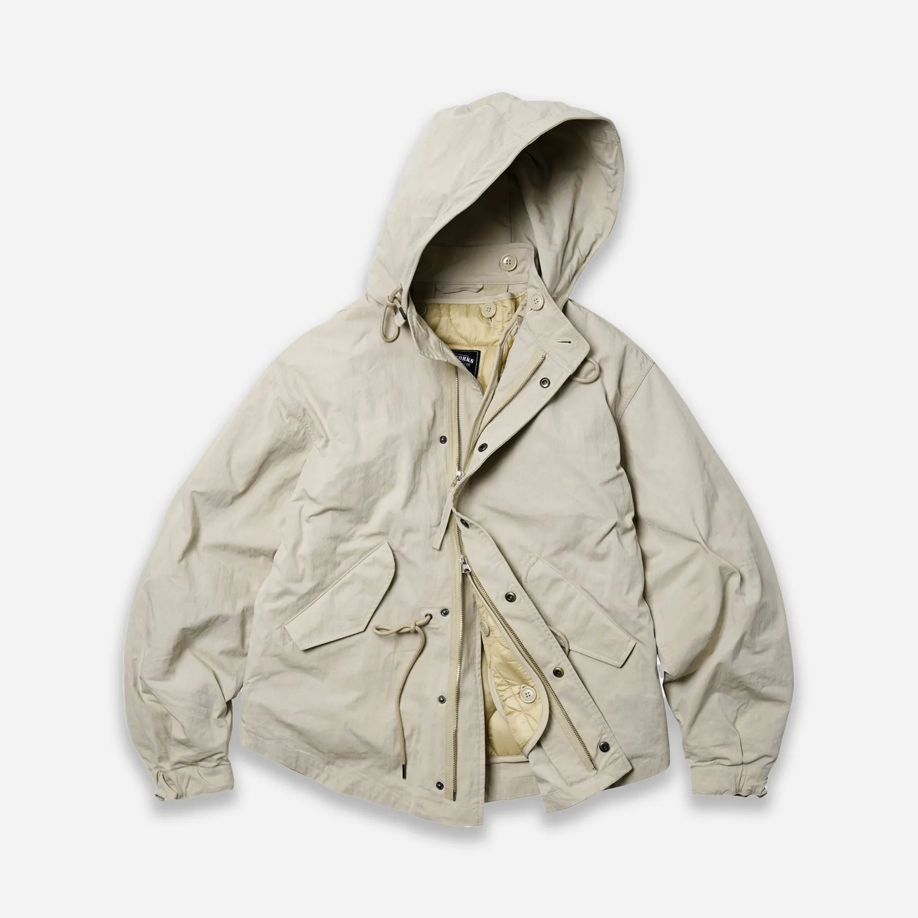 Ivory Oscar Fishtail 2-in-1 Jacket