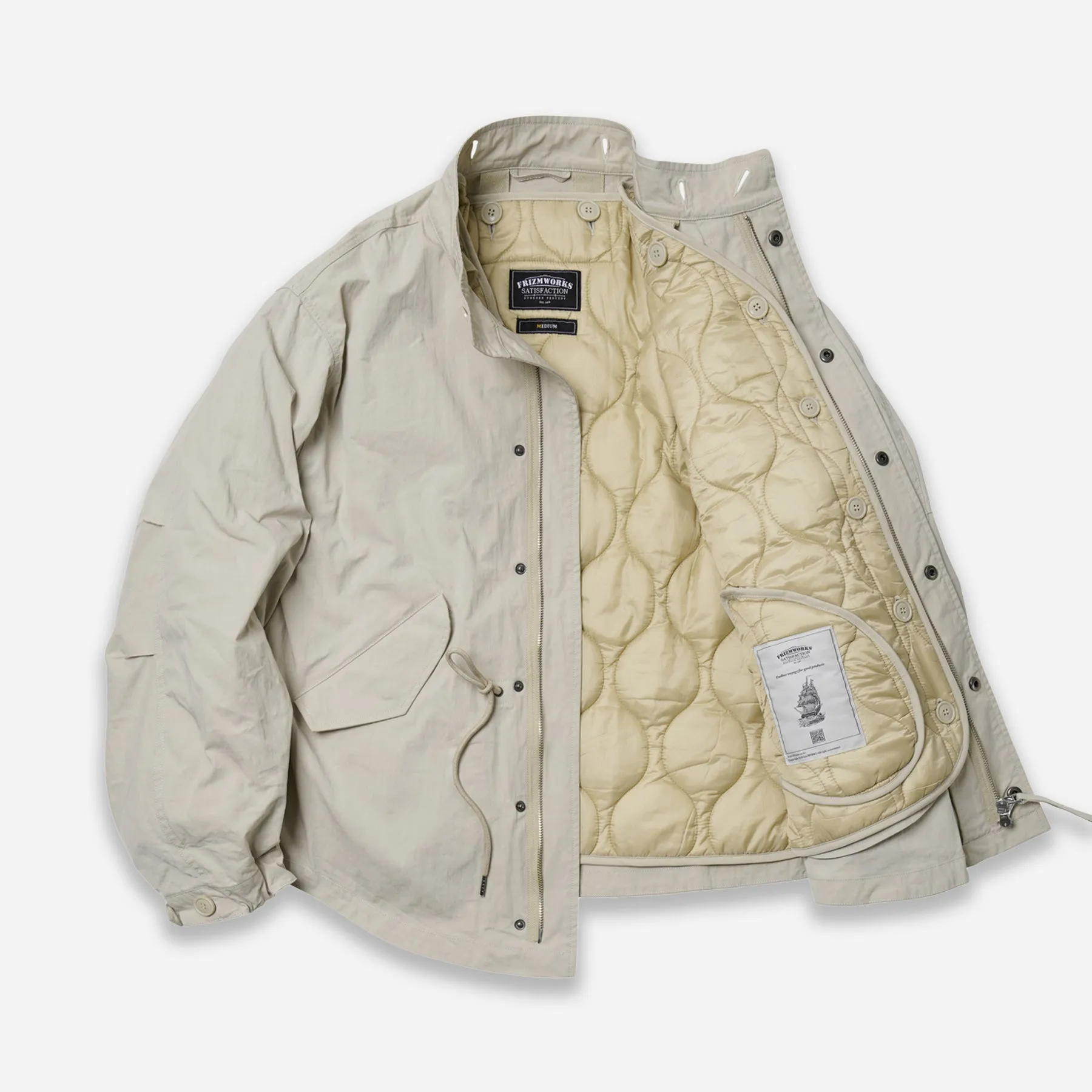 Ivory Oscar Fishtail 2-in-1 Jacket