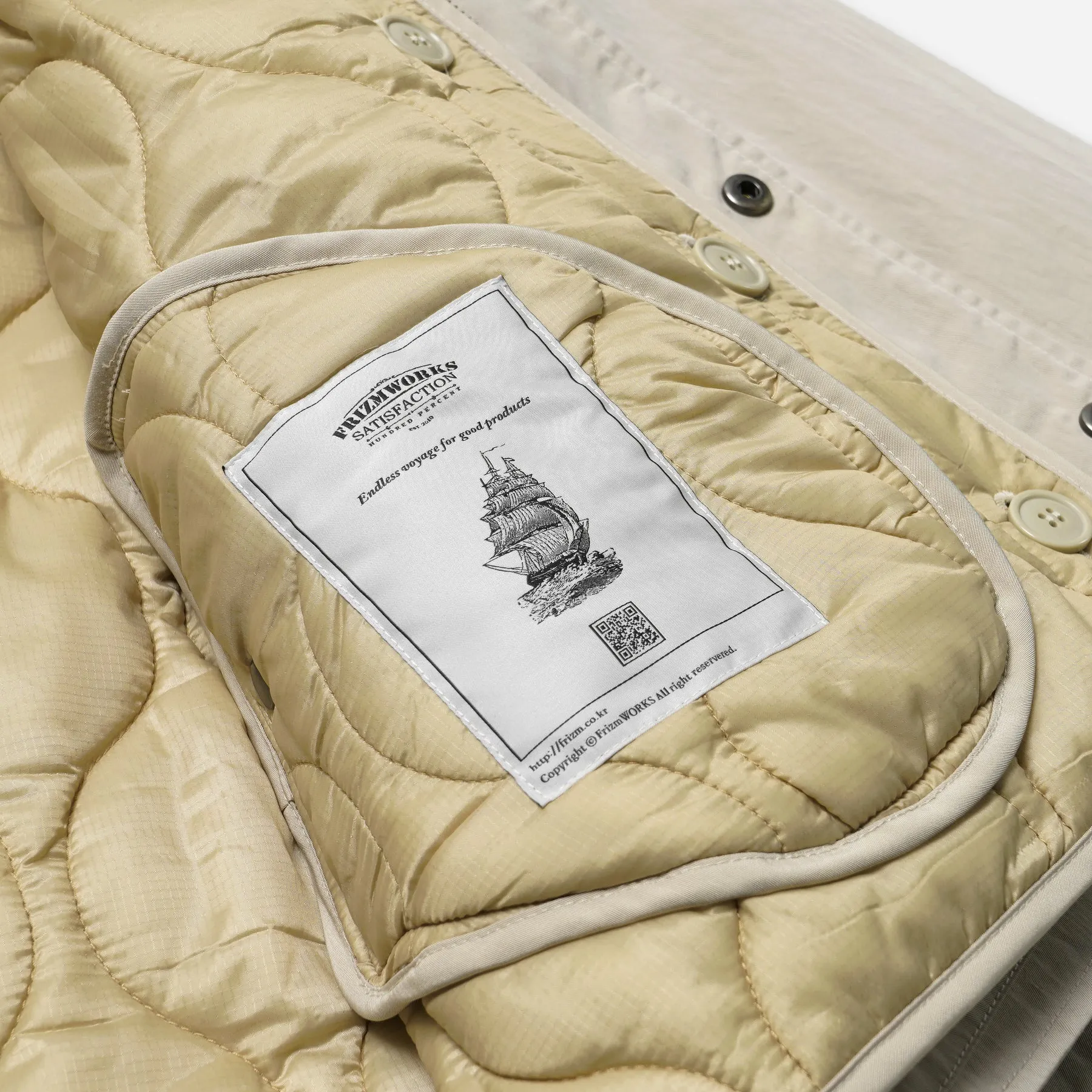 Ivory Oscar Fishtail 2-in-1 Jacket