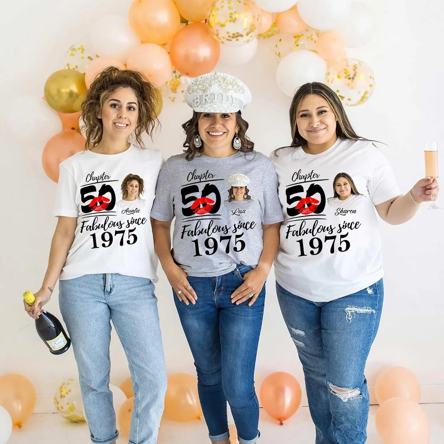 Personalized Birthday Shirts for Woman, Birthday Gifts for Her, Custom Photo Birthday Shirt, Its My Birthday Shirt Women