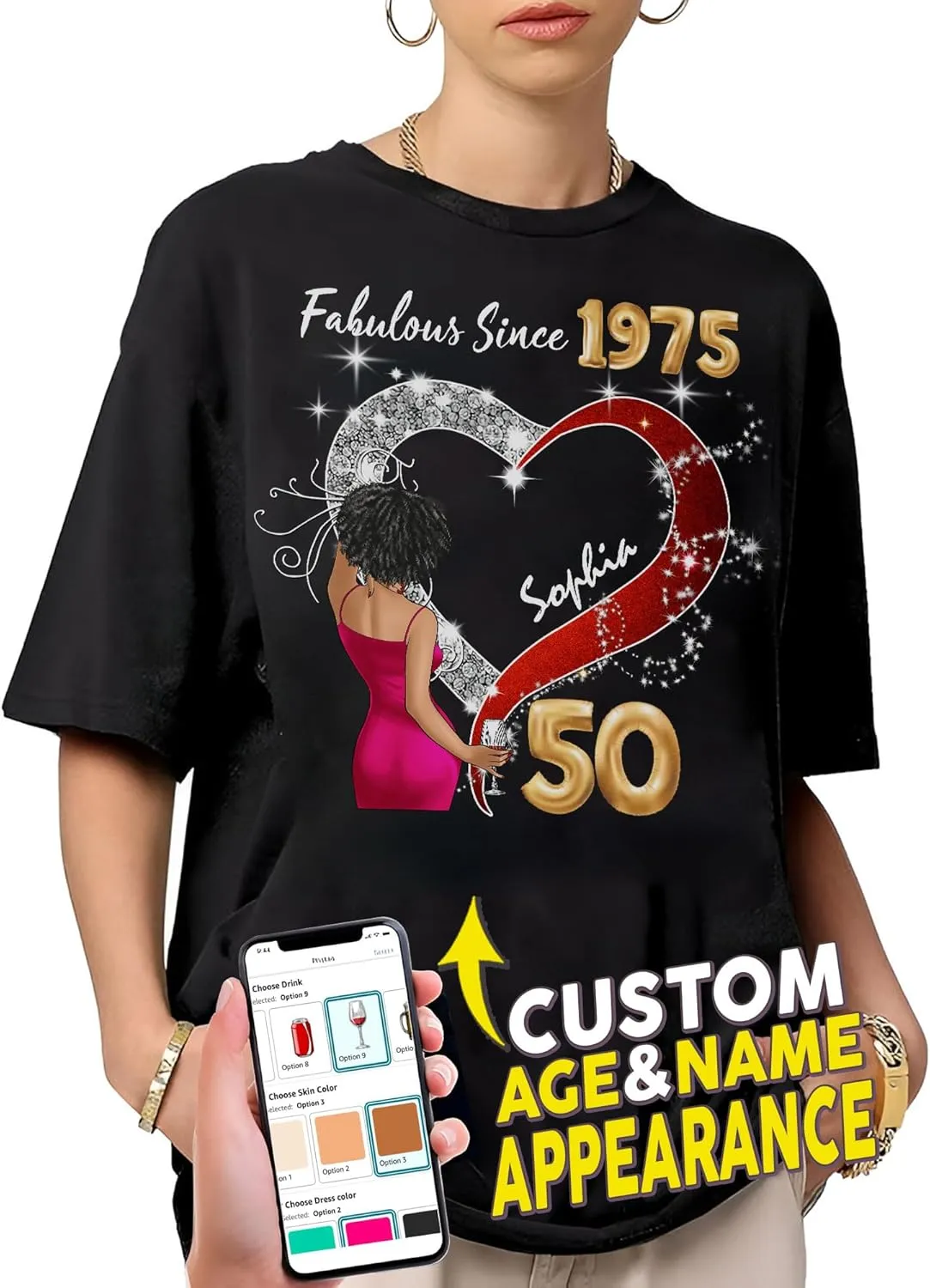 Personalized Birthday Shirts for Woman, Birthday Gifts for Her, Custom Photo Birthday Shirt, Its My Birthday Shirt Women
