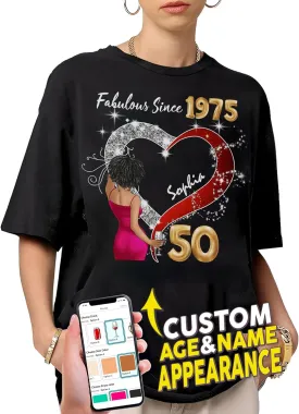 Personalized Birthday Shirts for Woman, Birthday Gifts for Her, Custom Photo Birthday Shirt, Its My Birthday Shirt Women