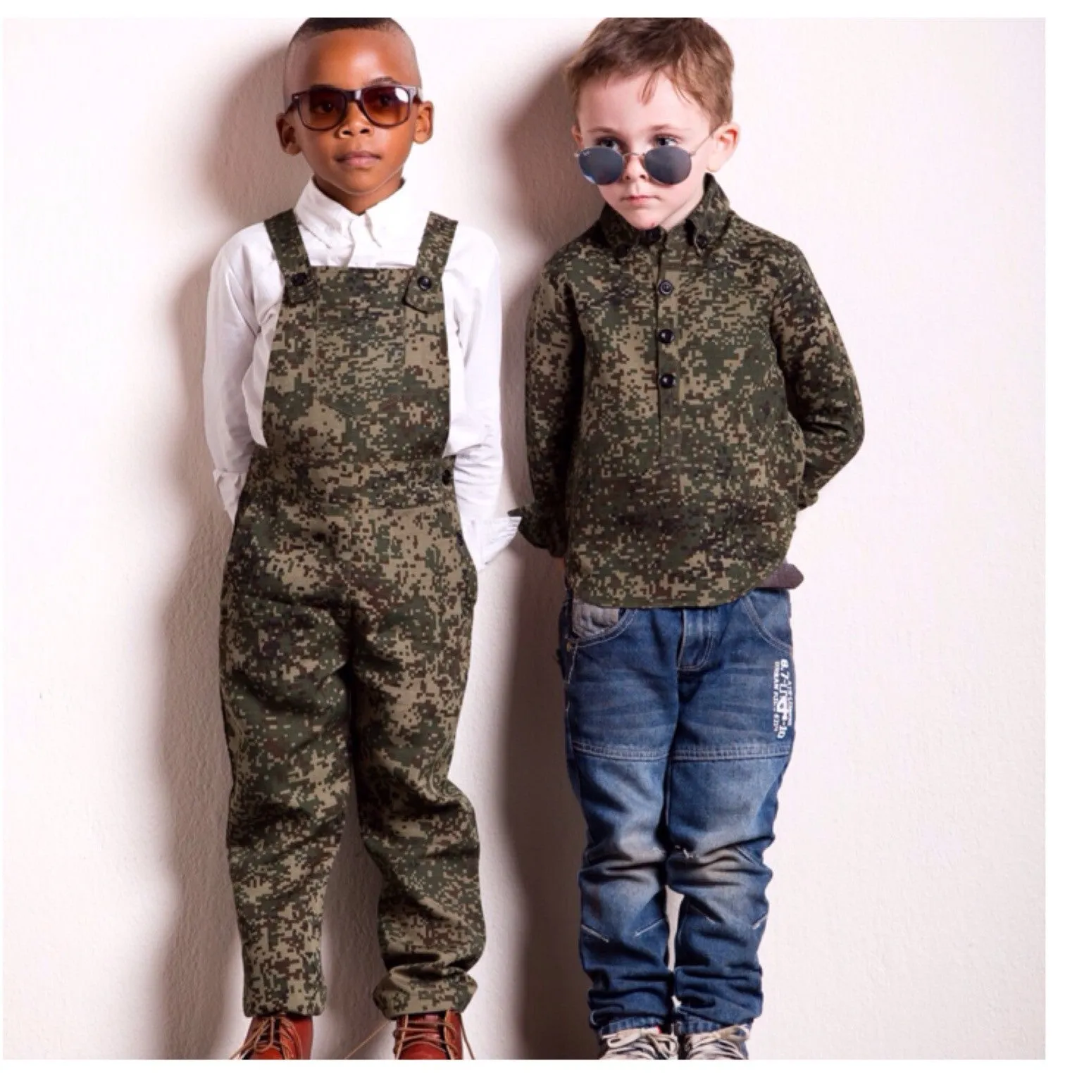 Pixilated Camouflage Shirt
