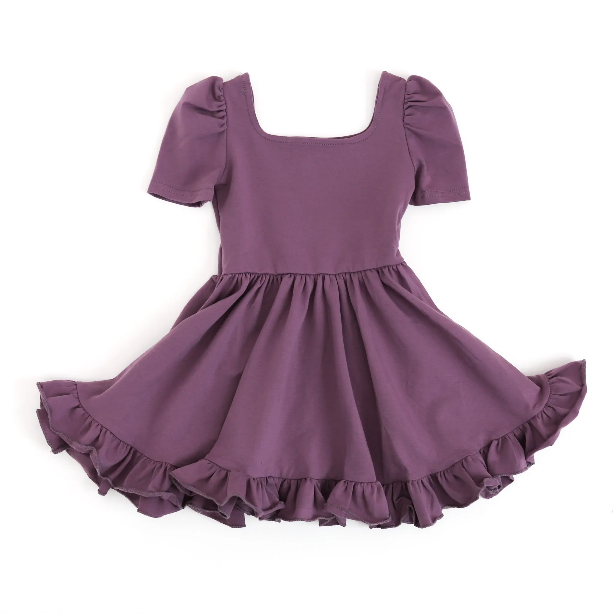 Plum Mod Twirl Dress