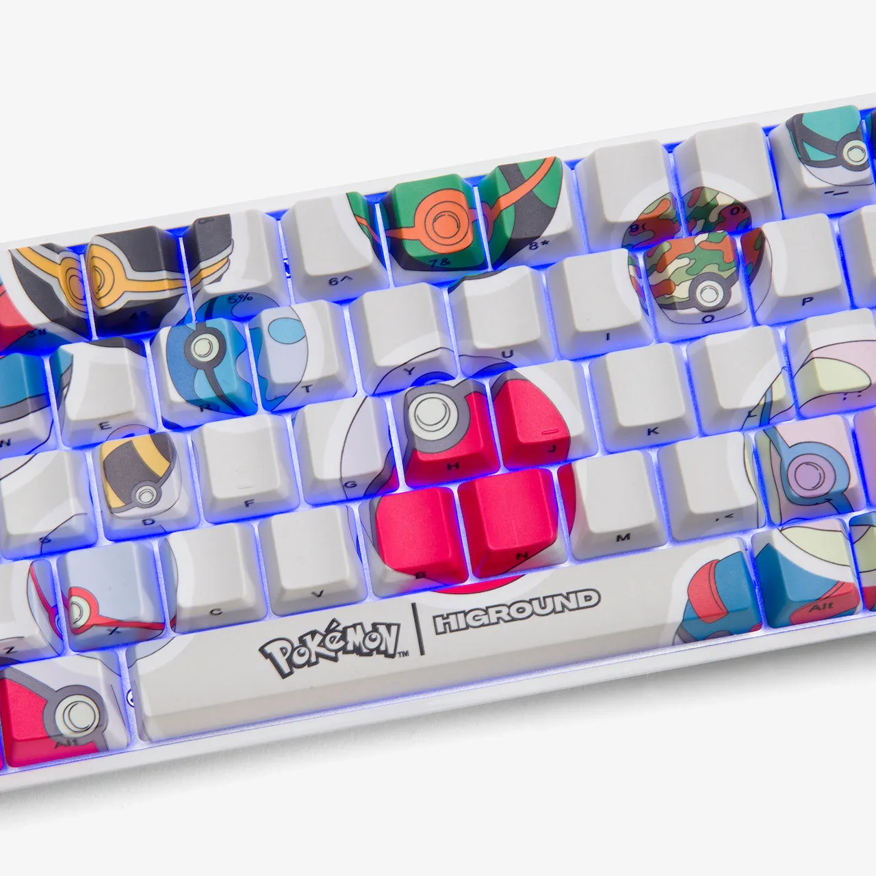 Pokémon   HG Base 65 Keyboard - Poké Ball Sticker