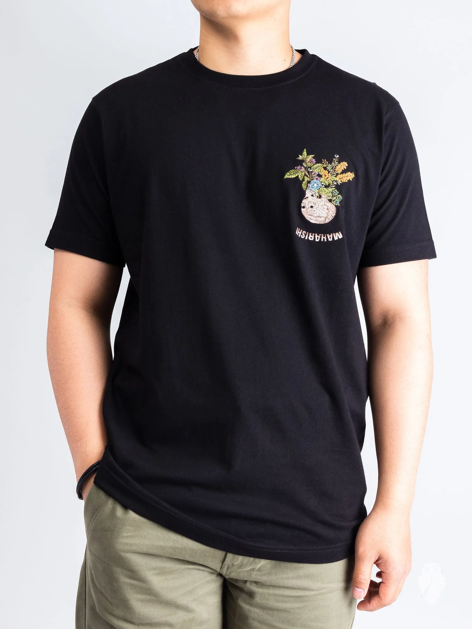 "Life-Death" T-Shirt in Black