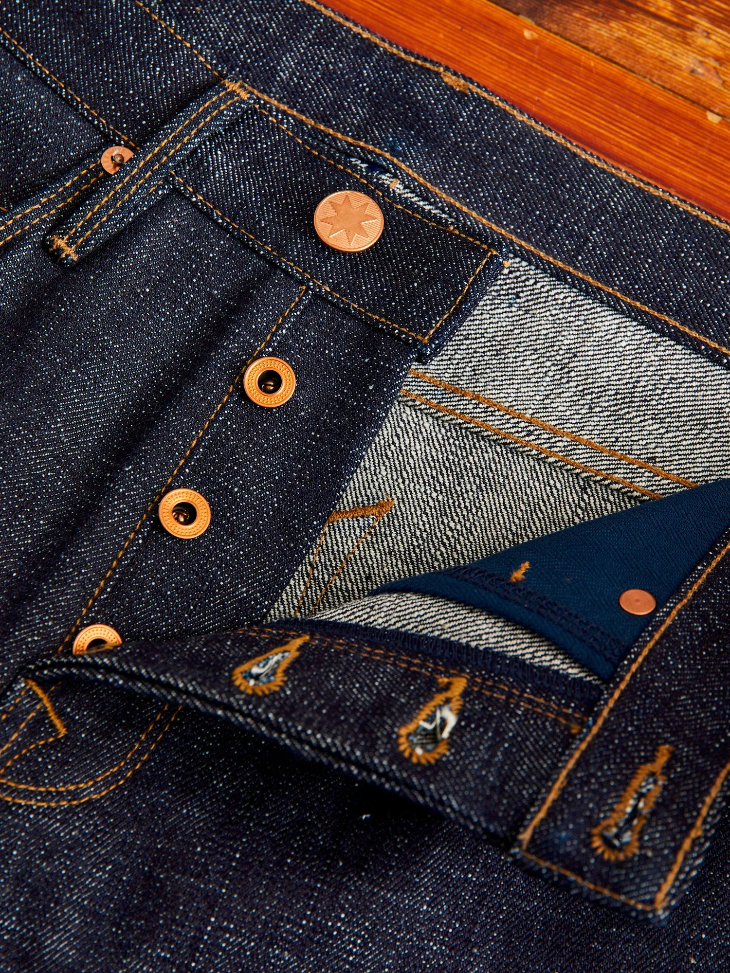 "Portola" 17oz Slub Selvedge Denim - Tapered Fit