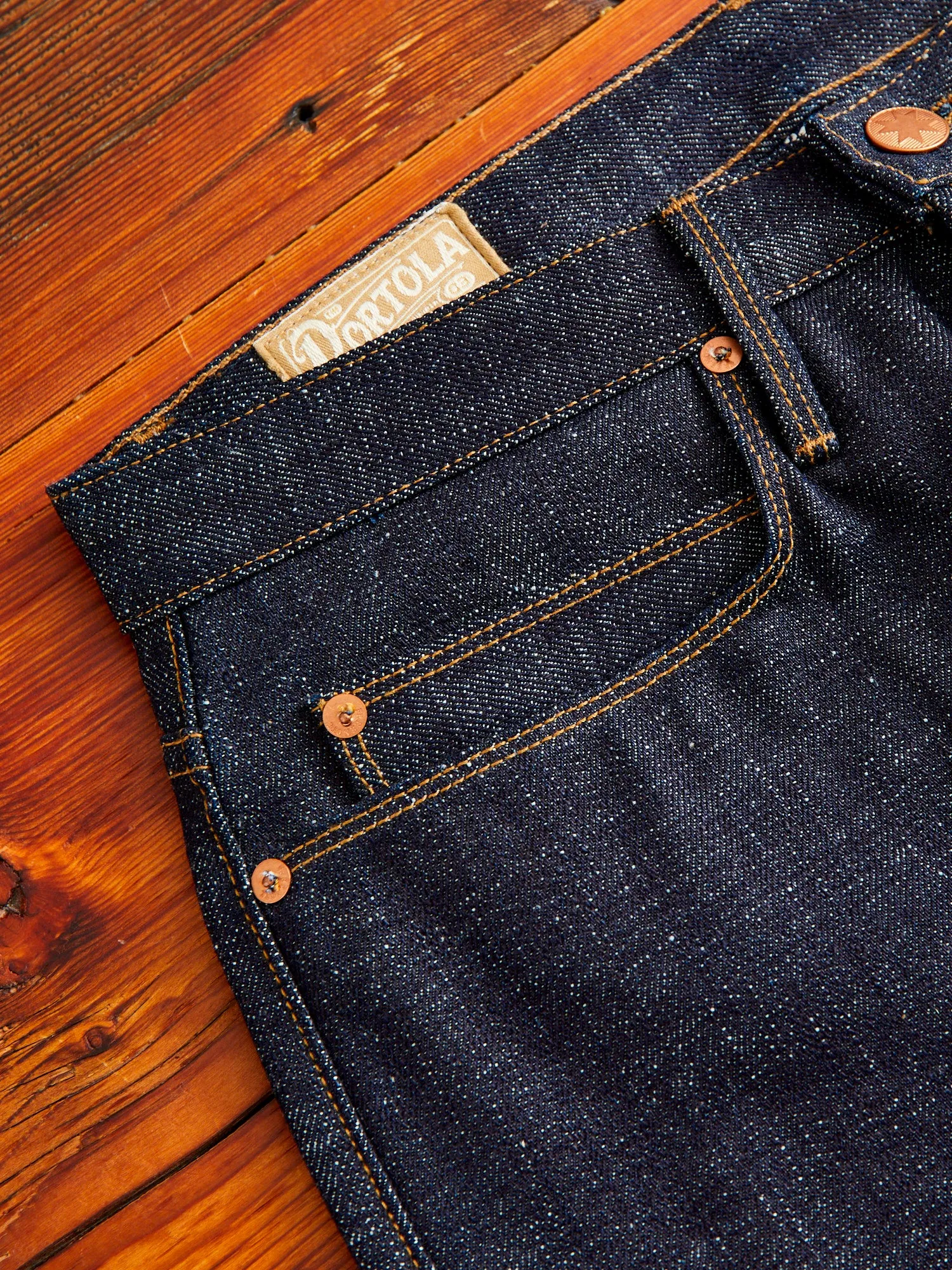 "Portola" 17oz Slub Selvedge Denim - Tapered Fit