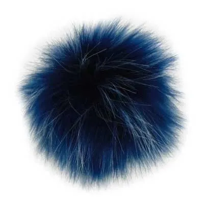 Snap-On Faux Fur Pompoms, Colour