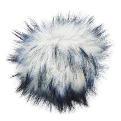 Snap-On Faux Fur Pompoms, Colour