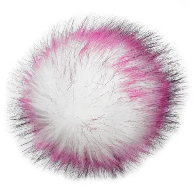 Snap-On Faux Fur Pompoms, Colour