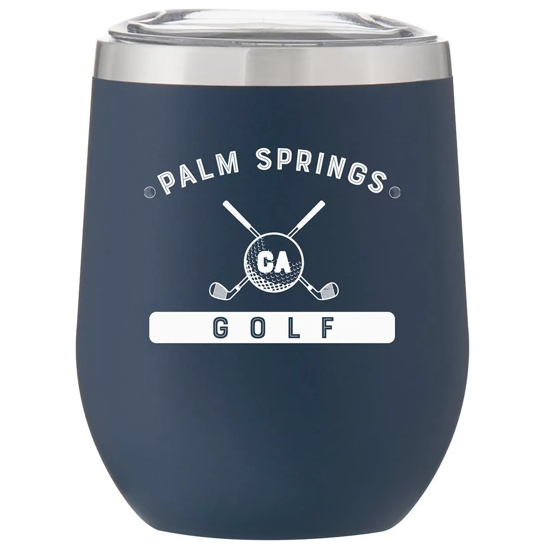 Stainless Insulated Wine Cups Personalized Town Sport Design