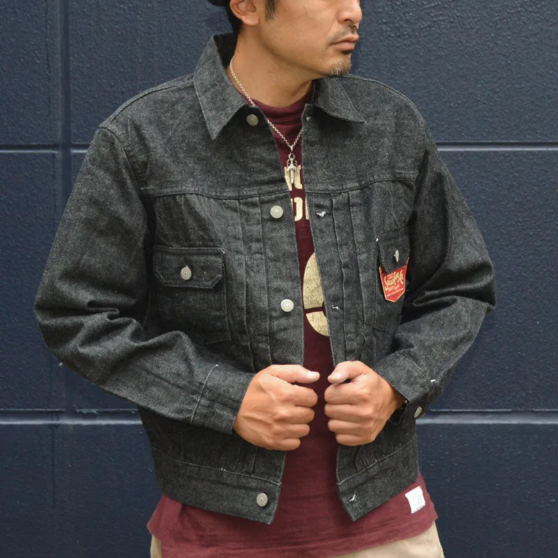 Vintage 1953 Model Sugar Cane SC15650 14.25oz Black Denim Jacket