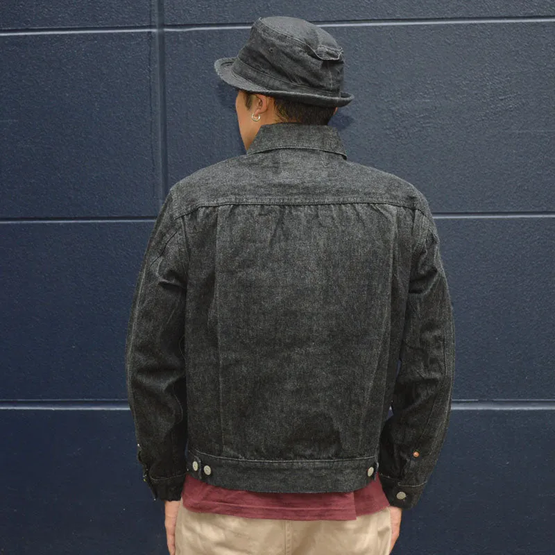 Vintage 1953 Model Sugar Cane SC15650 14.25oz Black Denim Jacket