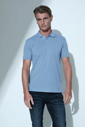 Supima Polo-Blue Yonder-Slim Fit