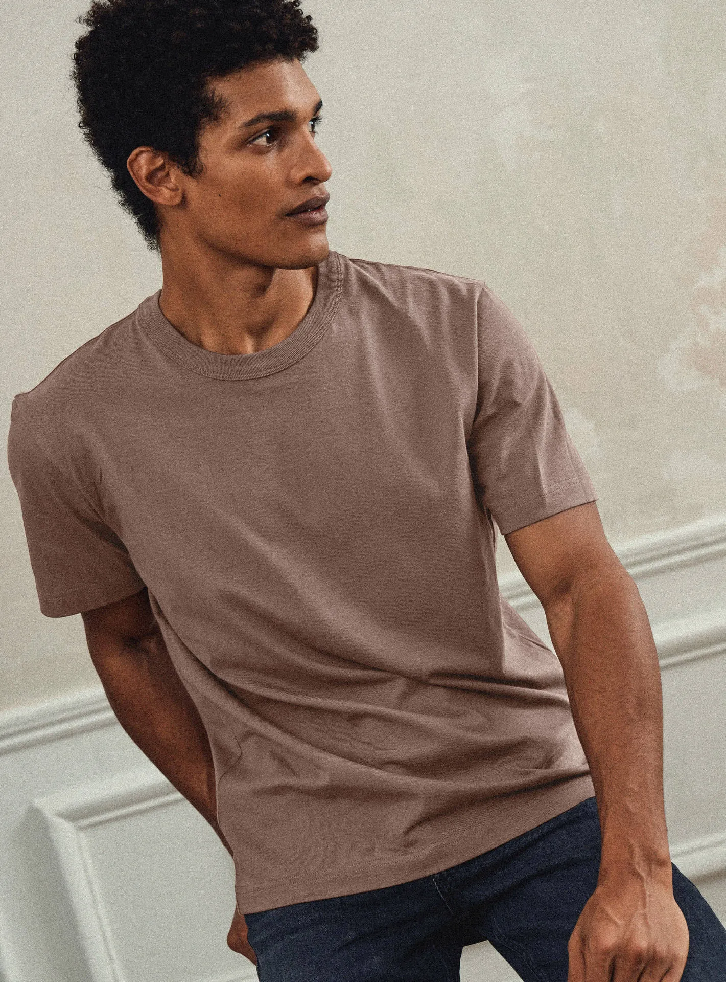 T-shirt Basile Havane DUPLICATE