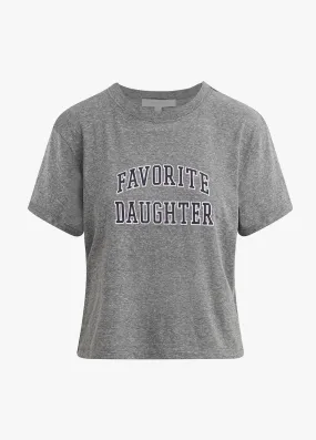 THE CROPPED COLLEGIATE TEE