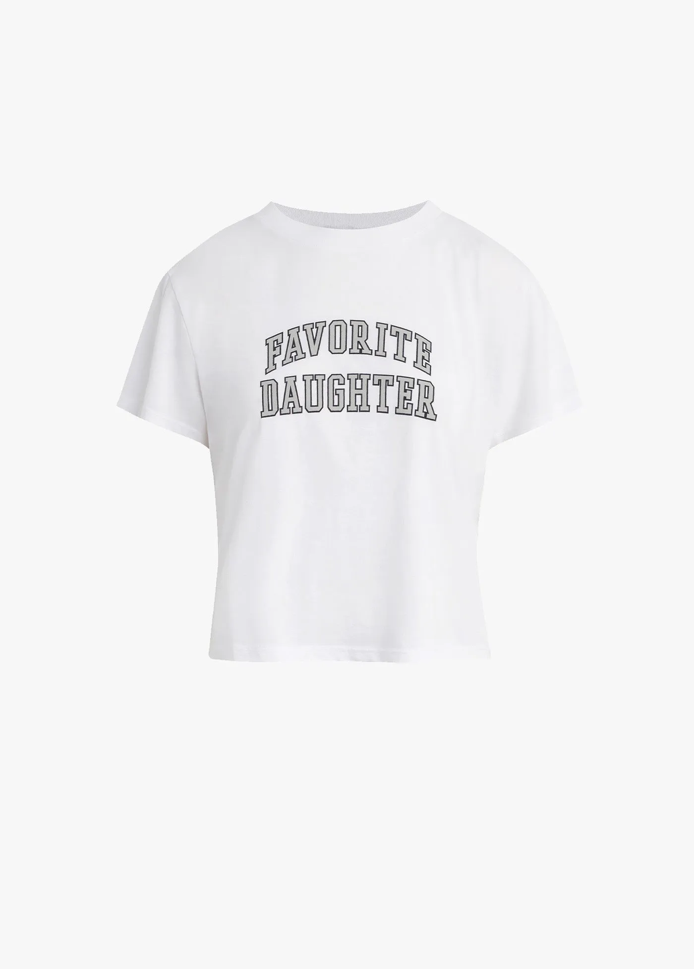THE CROPPED COLLEGIATE TEE