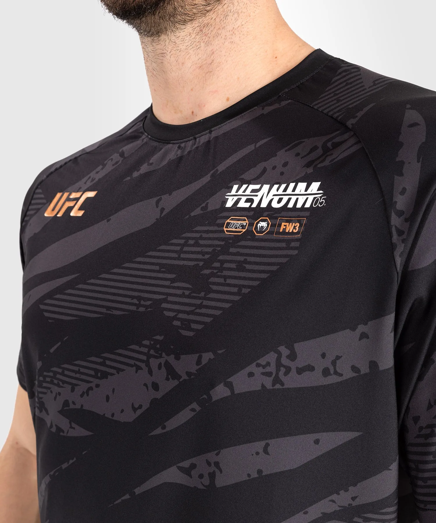 UFC Adrenaline by Venum Men's Fight Week Dry-Tech T-shirt - Urban Camo