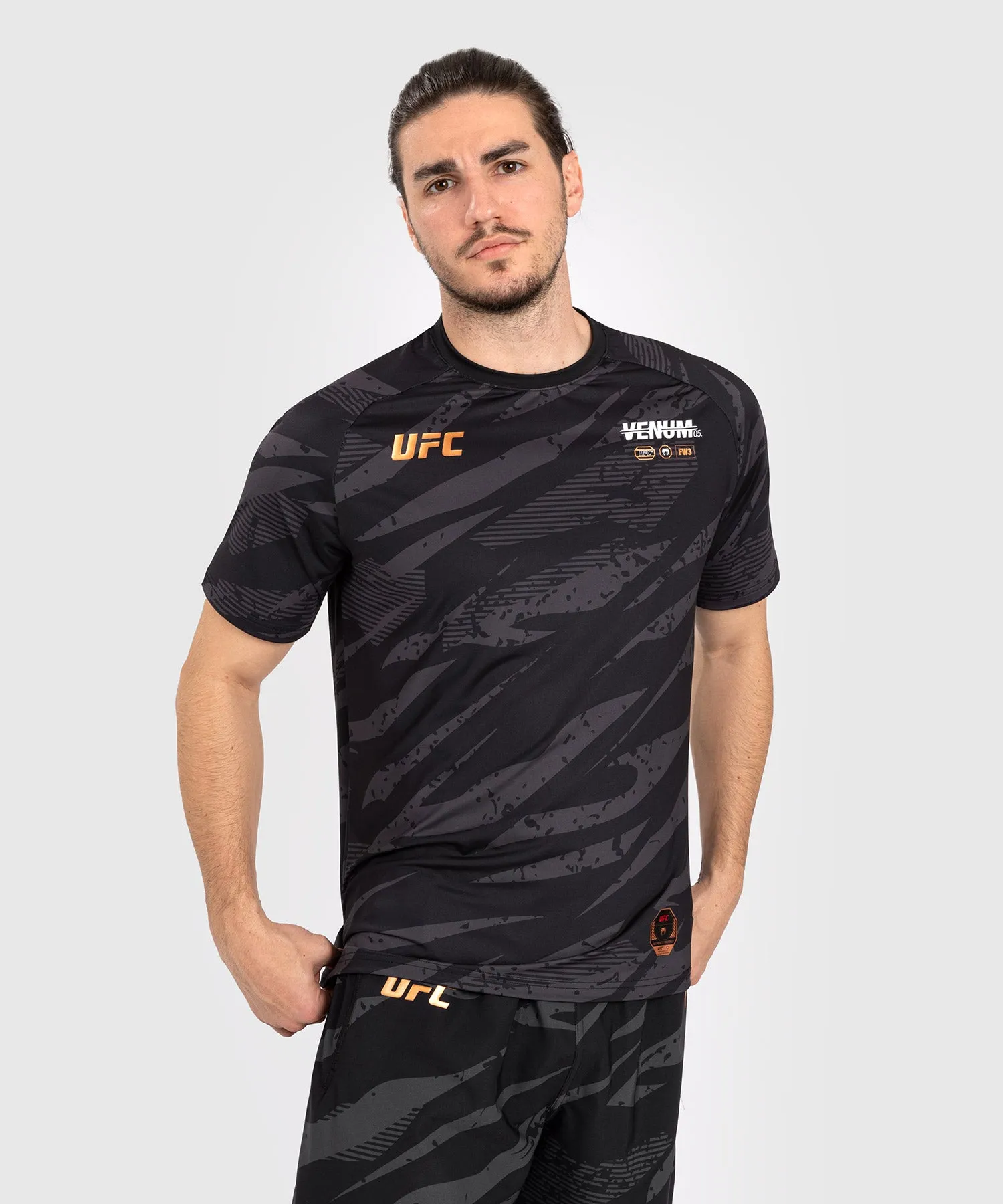 UFC Adrenaline by Venum Men's Fight Week Dry-Tech T-shirt - Urban Camo