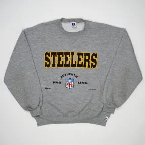 Vintage '95 Grey Steelers Proline x Russell Athletic Crewneck (L)