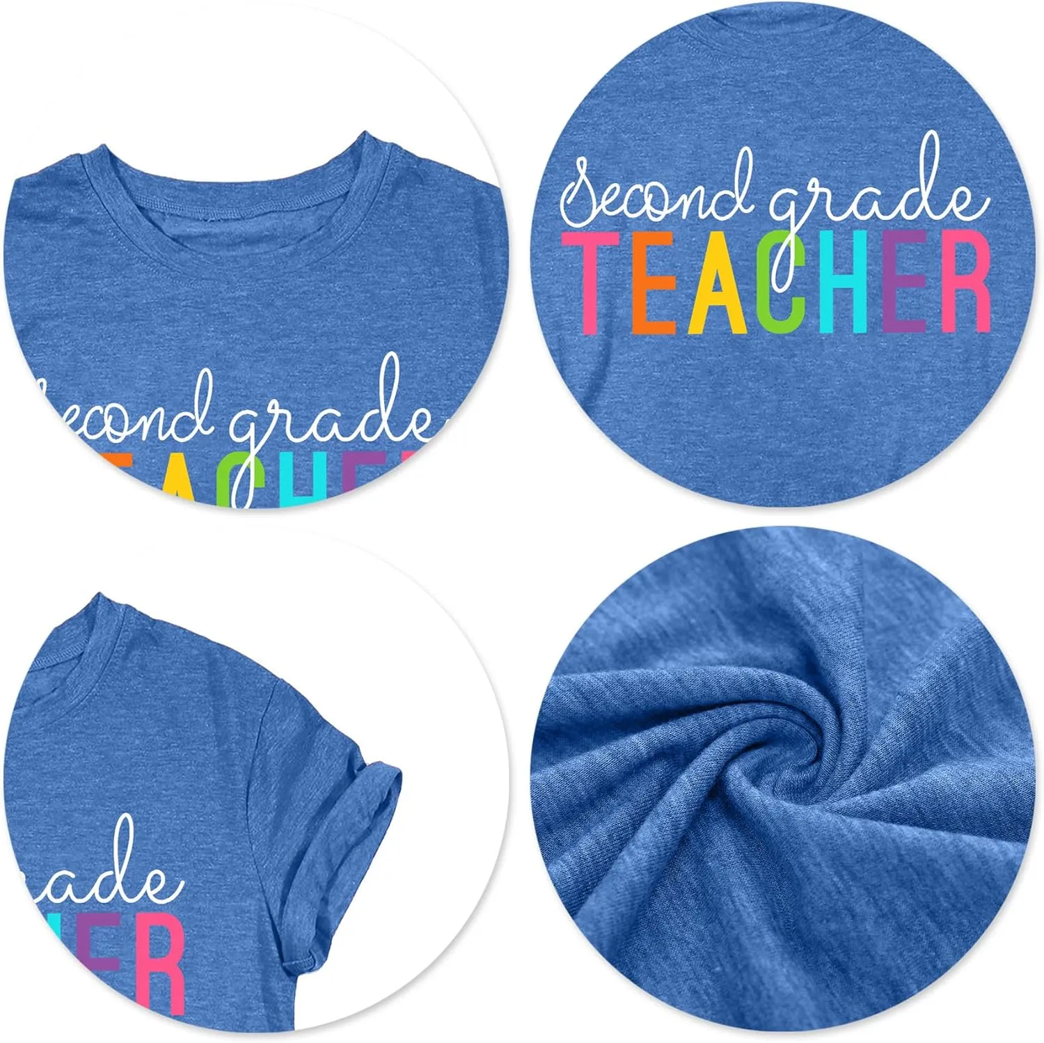 VVNTY Women Teacher Shirts First Grade: 1st Grade Teachers T-Shirt Back to School Gift Tops